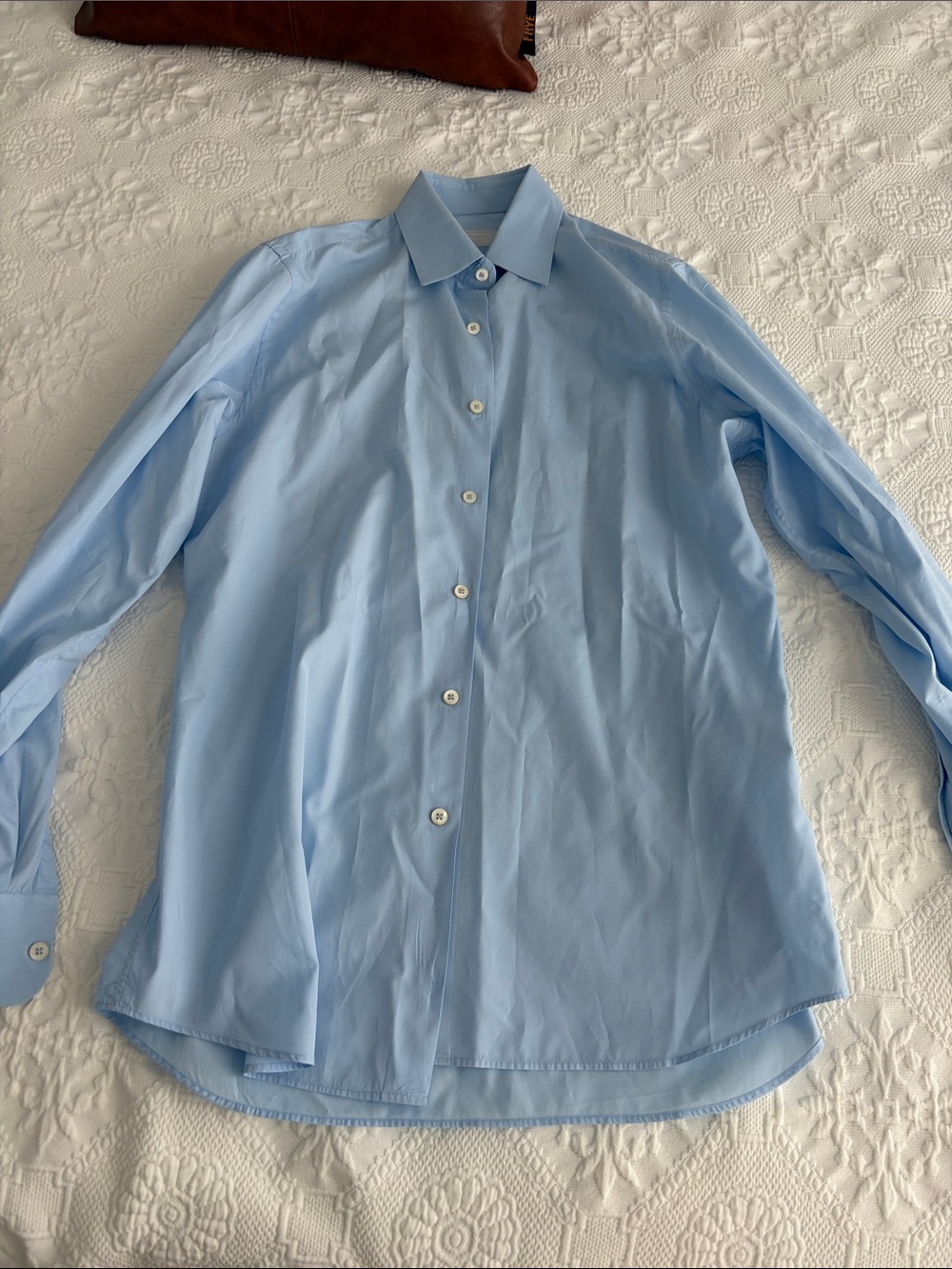Prada Light Blue Men's Dress Shirt - Classic Point Collar